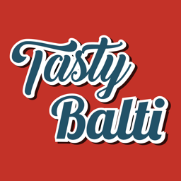 Tasty Balti Morley logo.